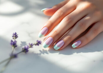 I tried this double reverse french nail trend — my spring manicure looks 70% more elegant without extensions