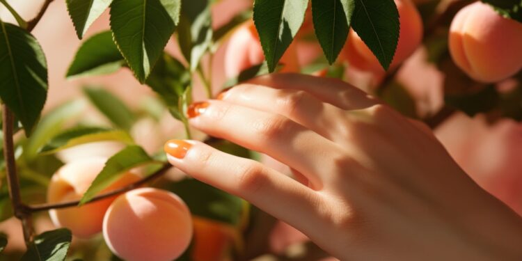 8 Peach Fuzz Nail Designs You'll Love 14 Nails & Beauty Magazine Hubs