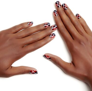 Create Stunning Argyle Sweater Nails 14 Nails & Beauty Magazine Hubs