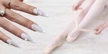 Balletcore Nail Tutorials: 2 CND Designs 21 Nails & Beauty Magazine Hubs