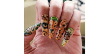 Cheetah-Inspired Nail Art by Anubhooti Khanna 1 Nails & Beauty Magazine Hubs