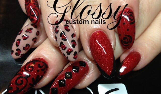 Create Elegant Red Shellac Nail Art 14 Nails & Beauty Magazine Hubs
