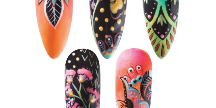 Nail Art Inspired by India's Vibrant Spice Markets 14 Nails & Beauty Magazine Hubs