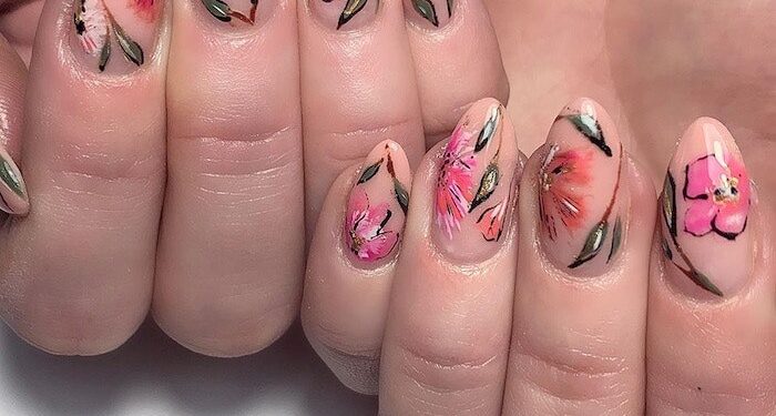 Stunning Summer Floral Nail Designs 14 Nails & Beauty Magazine Hubs