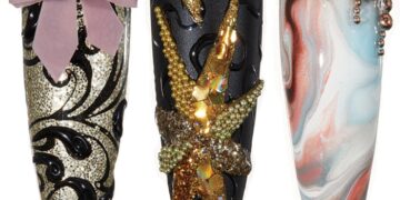 Tracy Lee's Stunning Metallic Nail Art 18 Nails & Beauty Magazine Hubs