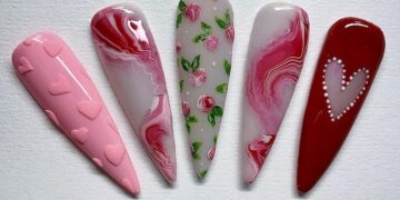 How-To: 2 Valentine's Day Nail Art Tutorials 1 Nails & Beauty Magazine Hubs