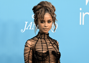 Tyla’s Bold Spider Web Dress and Stunning Nails